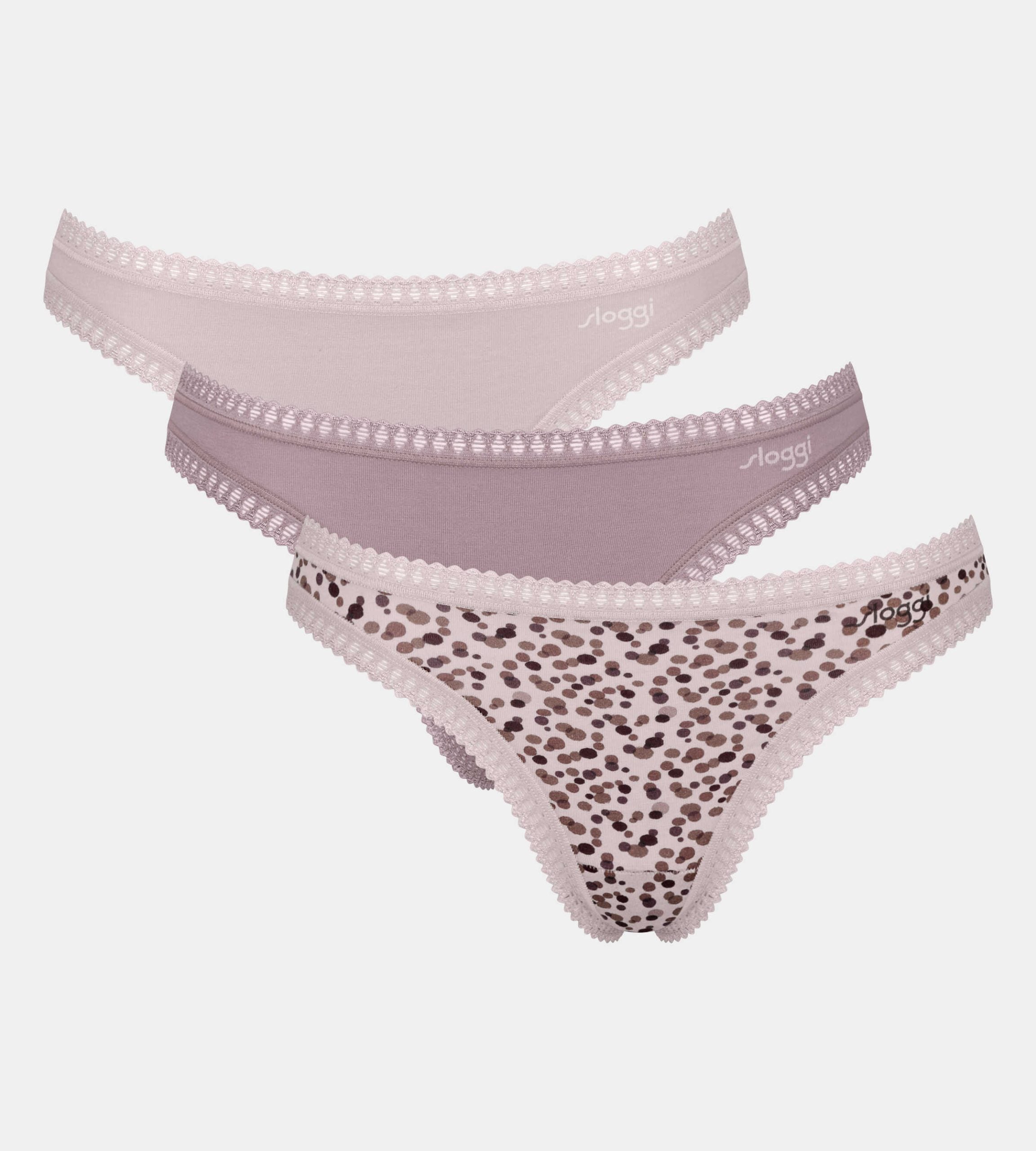 סלוגי שלישיית תחתונים חוטיני – sloggi GO Crush String C3P