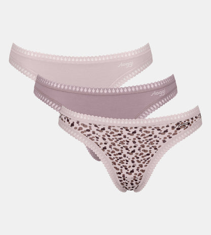 סלוגי שלישיית תחתונים חוטיני – sloggi GO Crush String C3P